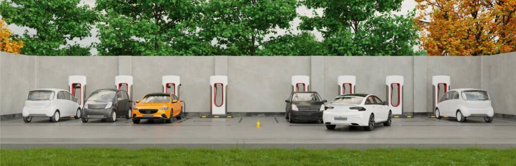 bannière voiture société électrique