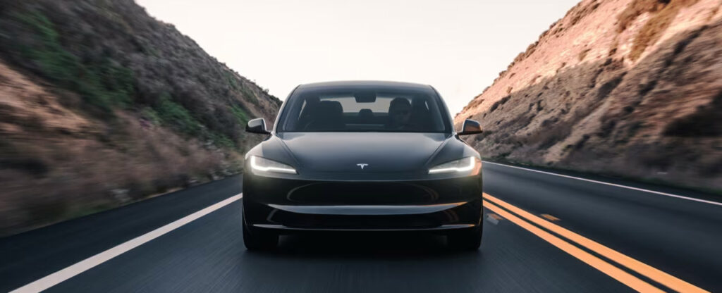 tesla model 3 voiture société électrique