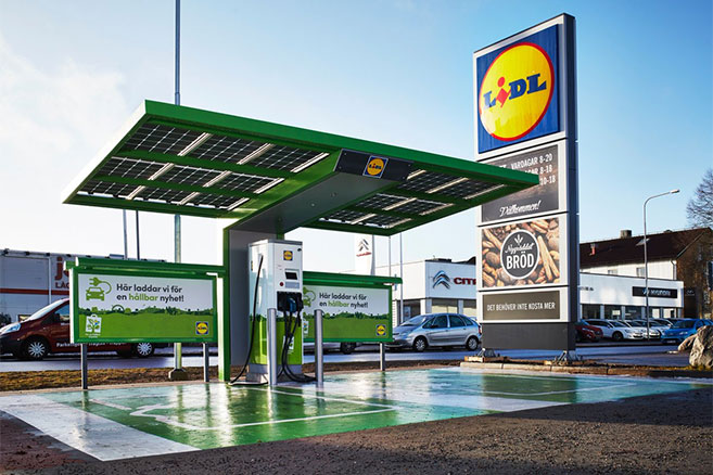 point de charge lidl